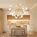 LED Modern Firefly Stylish Tree Branch Lamp Decorative Ceiling Chandelies Hanging Lighting Art Deco for Living Room Bedroom Home