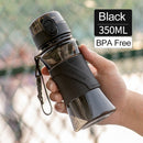 350毫升UZSPACE水壶 不含BPA 摇摇杯 儿童便携 防漏 运动水具 户外环保Tritan水壶