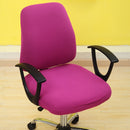 Office Stretch Chair Covers Anti-dirty Rotating Computer Seat Chair Cover Removable Slipcovers For Office Seat Chairs 2pcs/set