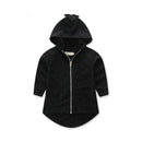 Hooded Baby Boys Girls Coat 2-7 Years Cotton 3D Dinosaur Sweatshirt Kids Children Outwear In Spring Autumn KF709
