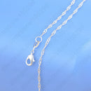 Jewelry Sample Order 20Pcs Mix 20 Styles 18" Genuine 925 Sterling Silver Link Necklace Set Chains+Lobster Clasps 925 Tag