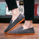 New Canvas Shoes for Men Breathable Footwear Men Casual Shoes Loafers Big Size Outdoor Walking Dring Shoes Red Men&
