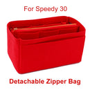 SPEEDY 25 30 35 Felt Cloth Insert Bag Organizer Makeup Handbag Organizer Travel Inner Purse Portable Cosmetic Bags Never Full