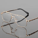 BCLEAR Classic Fashion Alloy Men Optical Frame High Quality Double Bridge Male Spectacle Eyeglasses Frames Big Face Eyewear Hot