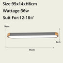 New Remote Control Minimalist Ceiling Lights Wooden Decorative Ceiling Lamps Panels For Living Room Bedroom Corridor Luminaire