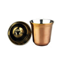 Espresso Mugs 80ml 160ml Set of 2 ,Stainless Steel Espresso Cups Set, Insulated Tea Coffee Mugs Double Wall Cups Dishwasher Safe