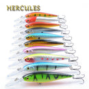 Hercules 10个米诺路亚饵 11厘米 10.5克 人造硬饵 潜水2.5-4米 渔具渔饵