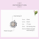 WOSTU Authentic 925 Sterling Silver Goods Luck Beads Charm Fit Original Bracelet Bangle Jewelry Lucky Gift CQC1247