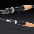 Travel Fishing Rod Carbon Spinning Casting Lure Rod 2.1 2.4 2.7m 3m M Power 4 Sections Rods vara de pesca Carp Fishing pole
