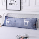 Winter Warm Flannel Double Pillow Case Thick Coral Fleece Pillowcase Adult Long Pillowcase 48x150cm/48x120cm/48x180cm
