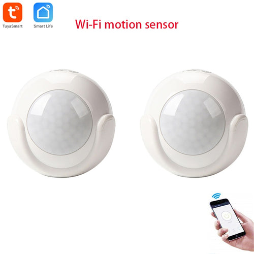 涂鸦智能WiFi人体移动传感器探测器家用报警系统，迷你PIR红外探测器，兼容iOS和Android
