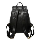 New Women Back Bag PU Leather Preppy Backpacks For Teenage Girls Lady School Bags Black Casual Backpack Female Mochila