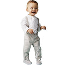 Autumn Set Long Sleeve Tops + Long Suspender Trousers 5 Sizes Kids Boy Clothes New