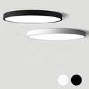 Black White Modern Led Chandelier Acrylic Round Chandeliers Ceiling For Living Room Bed Room Kitchen Ultra thin Lighting Fixture