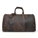 MAHEU Men Genuine Leather Travel Bag Travel Tote Big Weekend Bag Man Cowskin Duffle Bag Hand Luggage Male Handbags Large 60cm