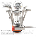 High quality gas cooker portable outdoor camping aluminum alloy stove ultra light picnic cooking stove survival furnace
