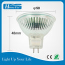 HoneyFly 3件套 橙色火焰灯 35W/50W 12V/220V GU5.3 JCDR 可调光琥珀灯泡射灯 石英壁炉SomineLamba