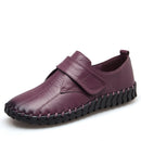 GKTINOO Spring Ladies Genuine Leather Handmade Shoes Women Hook &Loop Flat Shoes Women 2022 Autumn Soft Loafers Flats