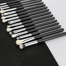 BEILI Black Professional Goat Hair Makeup Brush Powder Foundation Contour Concealer  Eyes Blending 15/25/30Pcs Makeup Brush Set