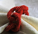 free shipping wholesale red chain napkin ring old gold color,qn17072602  bulk napkin holder 8 pcs