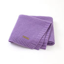 MOTOHOOD Kids Blanket Casual Baby Blankets Knitted Newborn Swaddle Wrap Soft Toddler Sofa Crib Quilt Baby Stroller Blanket