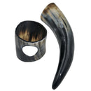 Handicrafts Home Real Viking Drinking Horn Mug with Stand Cups Ale Beer Wine Goblet Chalice Tankard Beaker Vessels