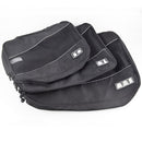 RUPUTIN 3Pcs/set Travel Luggage Organizer Packing Cubes Set Breathable Mesh Storage Clothes Bag Waterproof Travel Accessories