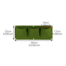 Wall Hanging Planting Bags 24 Size Pockets Green Grow Bag Planter Vertical Garden Vegetable Living Bonsai Bag Flower Home Supply