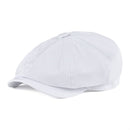 BOTVELA 男士新闻帽斜纹棉帽 8 面板帽贝克帽复古盖茨比帽休闲品牌帽出租车司机苹果贝雷帽 男式