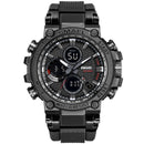 SMAEL Men Sport Watches Digital Double Time Chronograph Watch Mens LED Chronometre Week Display Wristwatches montre homme Hour