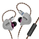 CCA C10 耳机 4动铁+1动圈混合技术 HiFi 入耳式音乐 DJ 游戏运动耳机 主动降噪监听耳机
