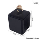 Black PU Leather Jewellery Ring Earrings Stand Holder Set Jewelry Pendant Necklace Chain Chokers Display Bust Bangle Organzier