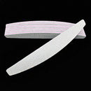 50Pcs Brand Nail Files 100/180 Manicure Buffing Buffer Professional Sanding Half Moon Salon Nail Art File Tools Beauty Wholesale