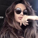 VIVIBEE Retro Skull Claw Round Sunglasses for Women Fishion 2022 Trending Product Gothic Sun Glasses Gold Metal Frame Shades