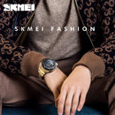 SKMEI Men Watch Fashion Quartz Sports Watches Stainless Steel Strap Men Watches Top Brand Luxury Business Waterproof Wrist Watch