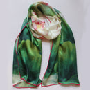 DANKEYISI 100% Natural Silk Scarf Women Silk Wraps Shawls and Scarves Hijabs Female Printed Beach Cover up Ladies Bandana 2019