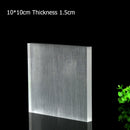 Square Solid Acrylic Display Stand Cabinet Shop Retail Jewellery Watch Art Counter Display Riser Block Clear Black Frosted White