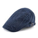 British retro caps Men Berets Cotton Hats Adjustable Casual Visors Peaked cap Gorras Planas bone Flat Caps Men&