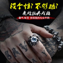 BEIER Wholesale New Fashion Cool Warrior helmet Claw Vivid Eyeball Rings with skull For Man Punk Biker Viking jewelry BR8-203