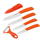 FINDKING Zirconia Ceramic Knife set 3" 4" 5" 6" inch+ Peeler+Covers Paring Fruit Utility Kithchen Knife 5pcs 2018 best knives
