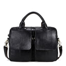 WESTAL men's briefcase leather laptop bag men's genuine leather bag for men bussiness messenger bag men's office briefcase 8002