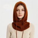 Xthree Cashmere Winter Knitted Hat Beanie Women Scarf Skullies Beanies Winter Hats For Women Men Cap Solid Bonnet Mask Brand Hat