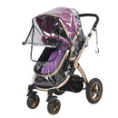 stroller rain cover Transparent Wind Dust Shield Zipper Open Raincoat stroller accessories rain cover For Baby stroller cover
