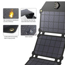 ALLPOWERS 21W 太阳能电池板 太阳能电池 便携式太阳能充电器 电池 适用于索尼 iPhoneX Plus 11Pro iPad 手机充电