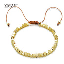 ZMZY New Fashion Minimalist Handmade Boho Bracelet Stone Hematite Beads Bracelet Jewelry Gift Friendship Women Accessories