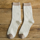 2021 Autumn Winter New High Quality Organic Cotton Harajuku Happy Men Socks Compression Sock Men's Business Dress Long Sock Gift
