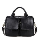 WESTAL men's briefcase leather laptop bag men's genuine leather bag for men bussiness messenger bag men's office briefcase 8002