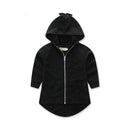 Hooded Baby Boys Girls Coat 2-7 Years Cotton 3D Dinosaur Sweatshirt Kids Children Outwear In Spring Autumn KF709