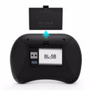Rii X8+ I8+ 2.4G 迷你无线键盘，带触控板、语音搜索、LED 背光、可充电锂离子电池，适用于安卓电视盒、电脑