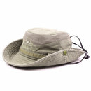XdanqinX Adult Men's Cap Summer Mesh Breathable Retro 100% Cotton Bucket Hat Panama Jungle Fishing Hats Novelty Dad's Beach Cap